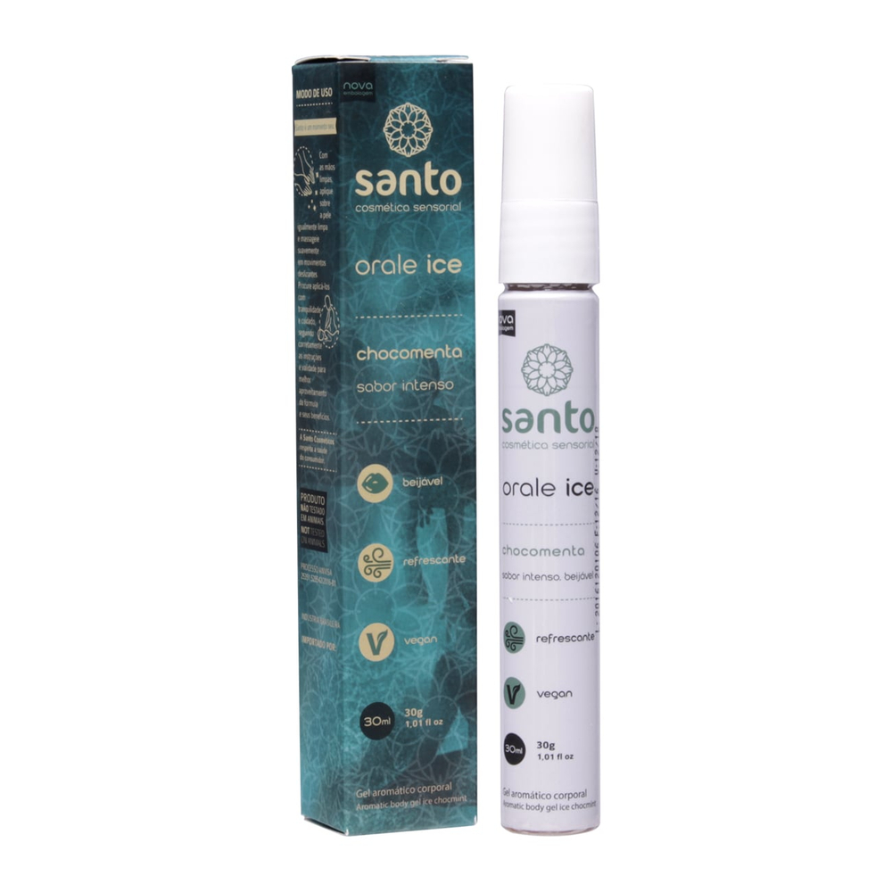 Orale Ice Gel Beijável 30ml Santo