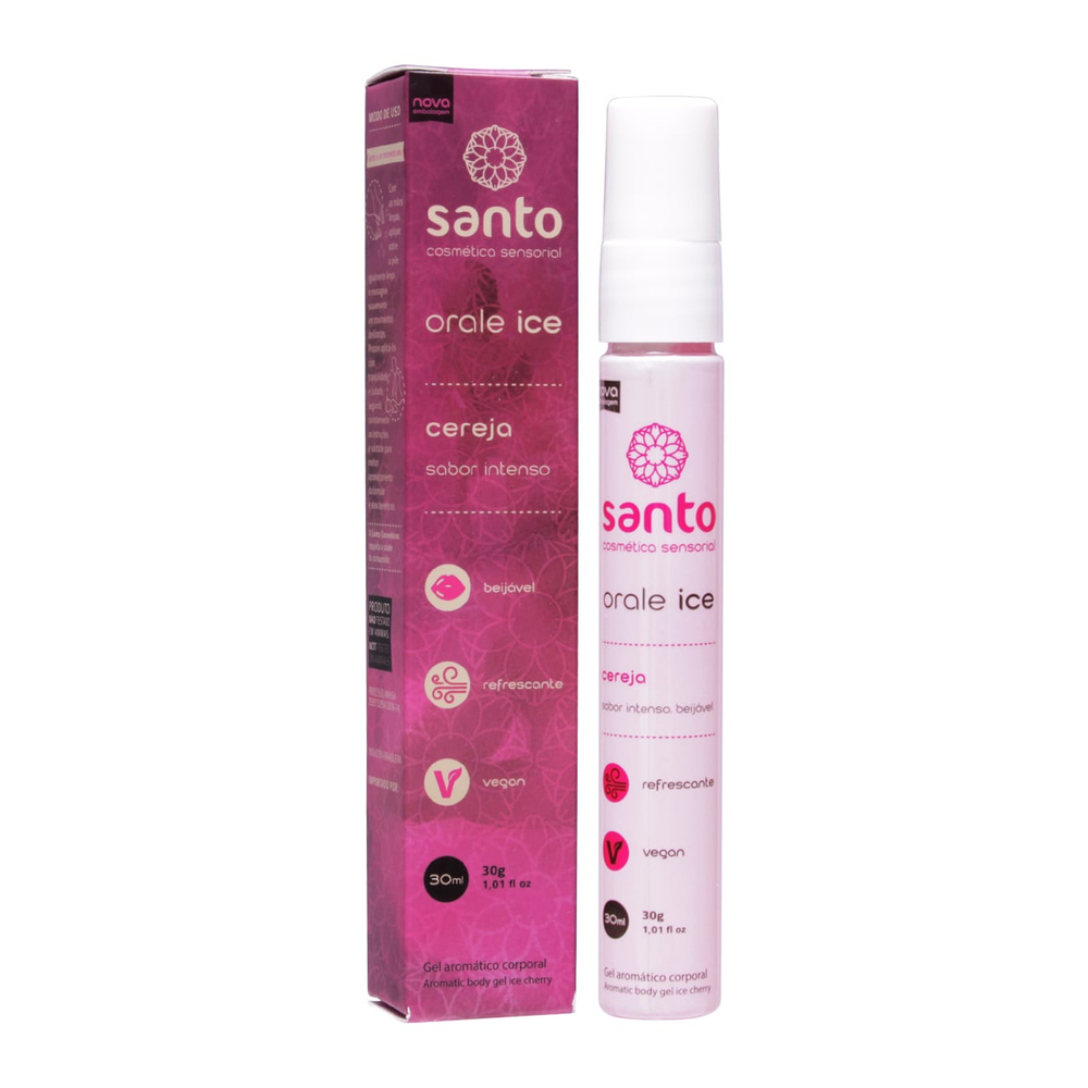 Orale Ice Gel Beijável 30ml Santo