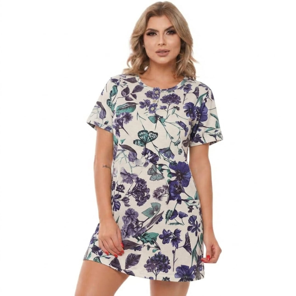 Camisola Soft Estampada Corpo Sensual 