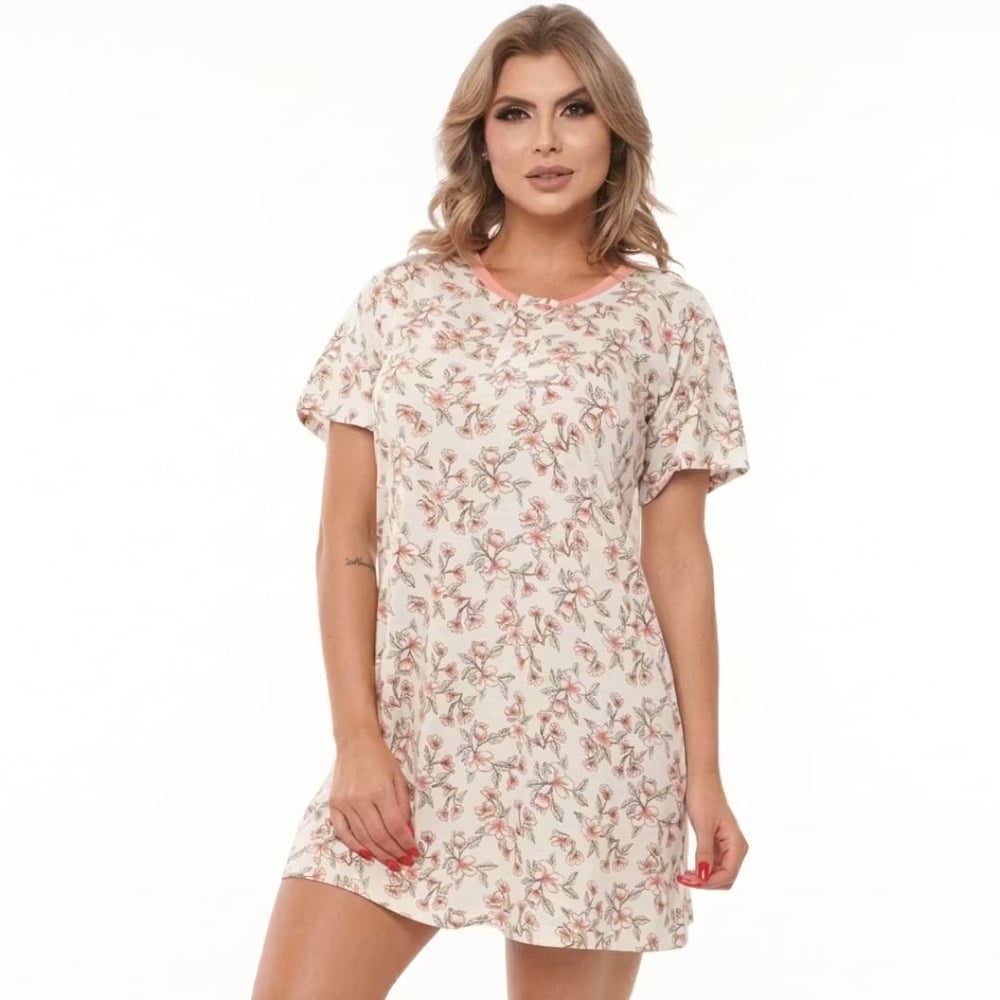 Camisola Soft Estampada Corpo Sensual 