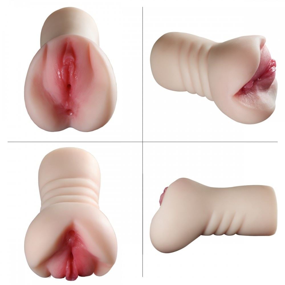 Masturbador Masculino Realista Com Vagina útero E ânus Crazy Lion