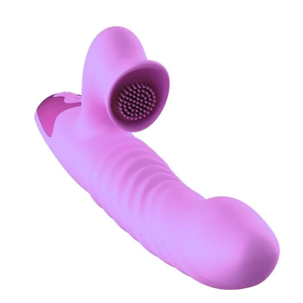 Vibrador Recarregável Vai E Vem 7 Modos De Vibração