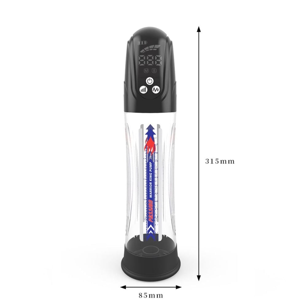 Bomba Peniana Elétrica A Prova D'água Com Painel Em Lcd Vibe Toys