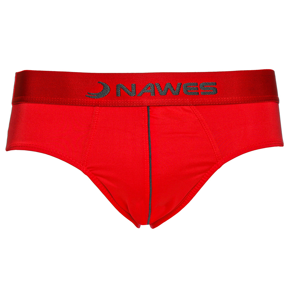 Cueca Slip Em Microfibra Com Elástico Personalizado Nawes