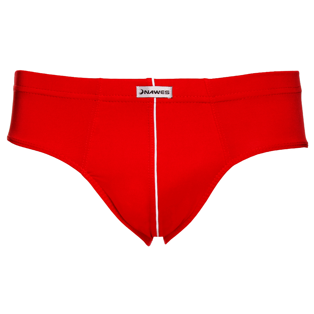 Cueca Slip Lisa Em Microfibra Sem Cós Nawes