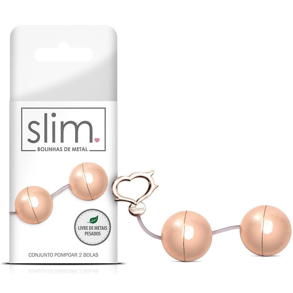 Conjunto Pompoar 2 Bolas Slim Sexy Fantasy