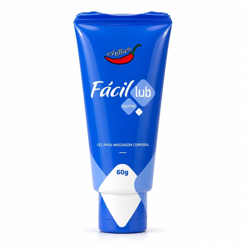 Fácil Lub Neutro Lubrificante 60g Chillies