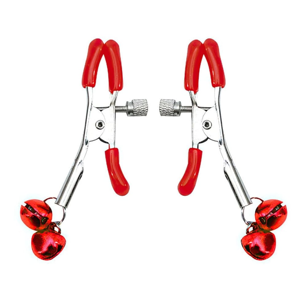 Grampos Colors Para Os Seios Com Adorno Em Metal Vibe Toys