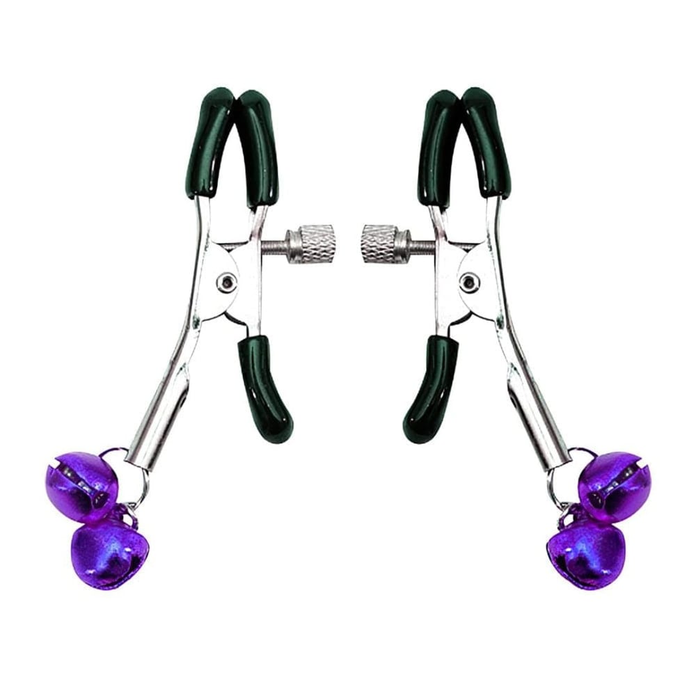 Grampos Colors Para Os Seios Com Adorno Em Metal Vibe Toys