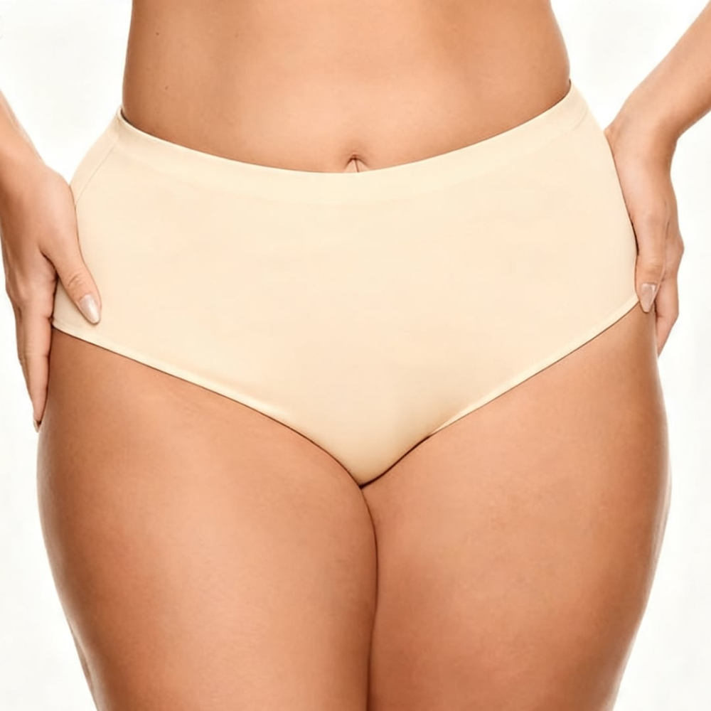 Calcinha Plus Size Cintura Alta Maxi Nayane