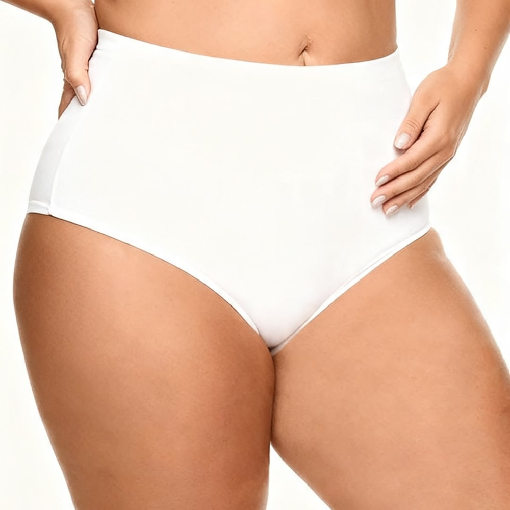 Calcinha Plus Size Cintura Alta Maxi Nayane