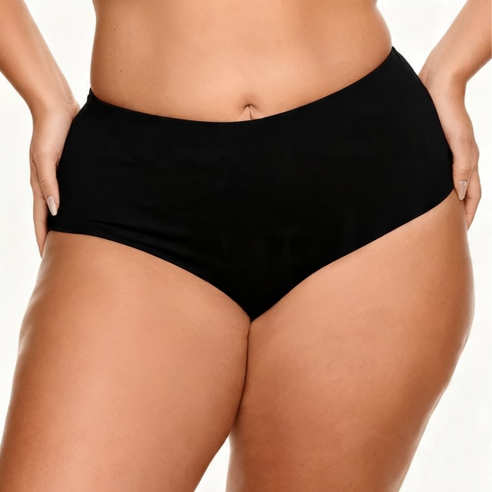 Calcinha Plus Size Cintura Alta Maxi Nayane