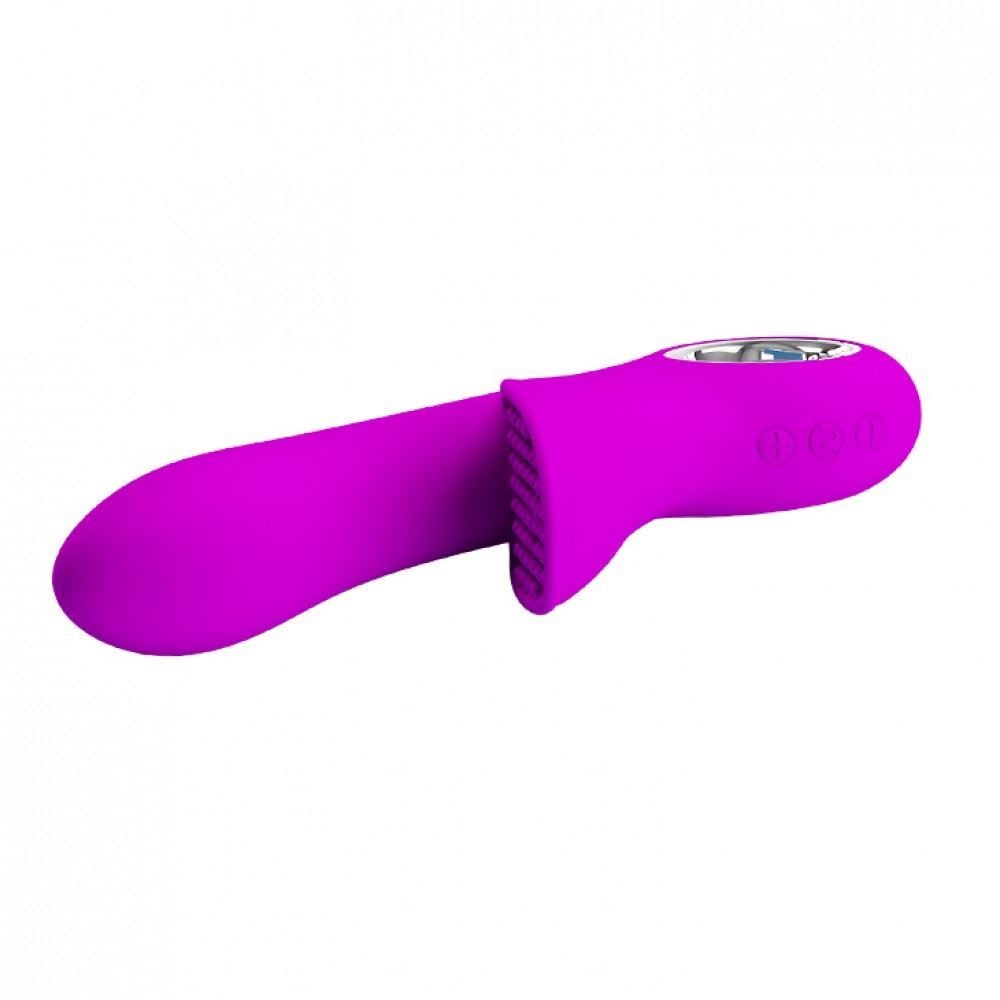Vibrador Com Estimulador Clitoriano Carol Pretty Love