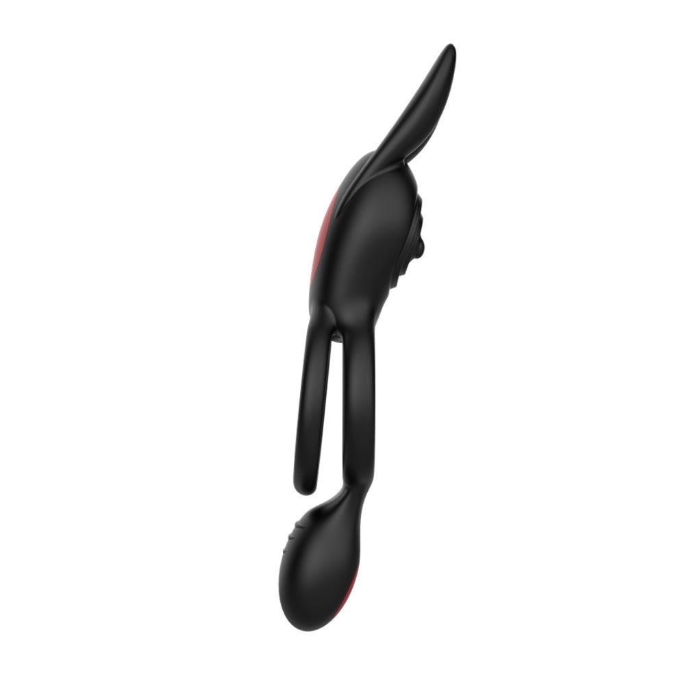 Anel Peniano Duplo Com Estimulador Clitoriano E Plug 9 Vibrações Vibe Toys