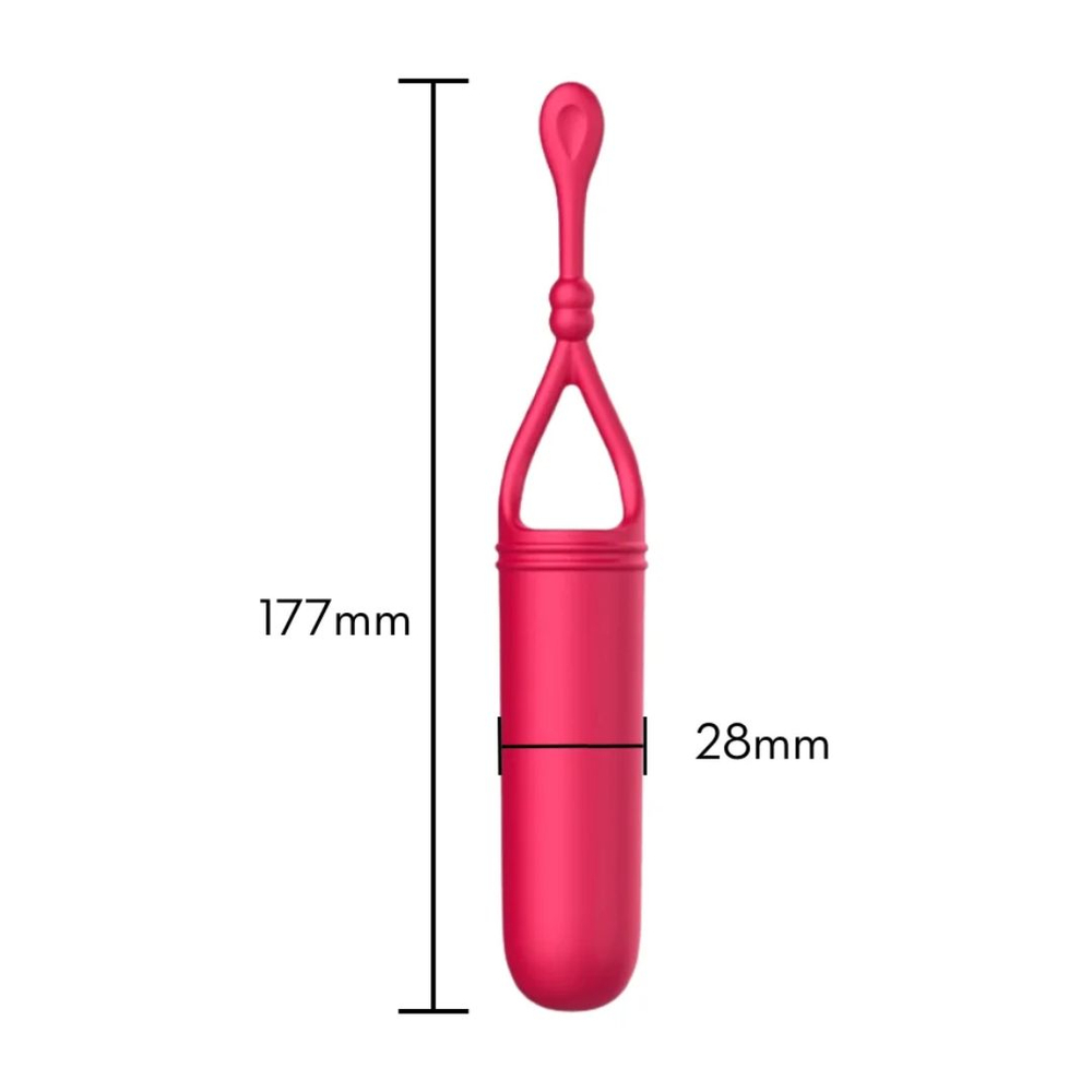 Cápsula Vibratória Recarregável Formato De Bala 10 Vibrações Vibe Toys
