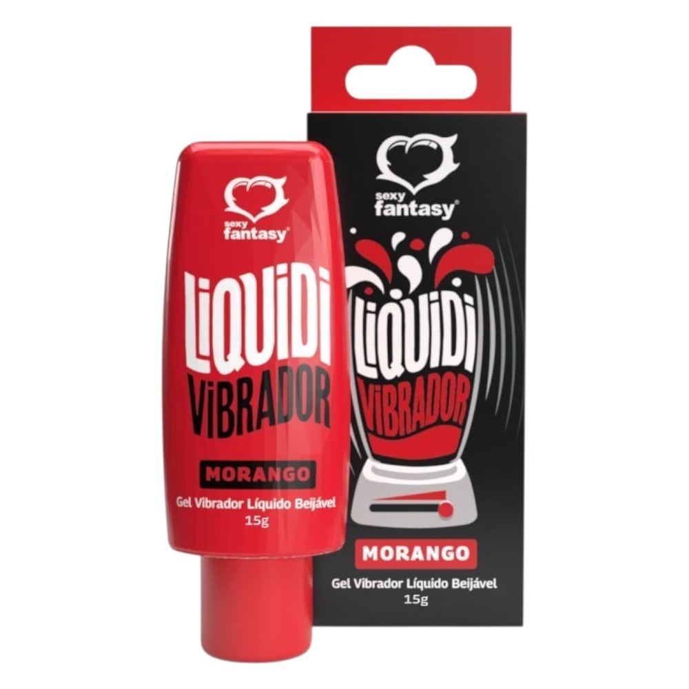 Liquidi Vibrador Gel Vibrador Líquido Beijável 15g Sexy Fantasy