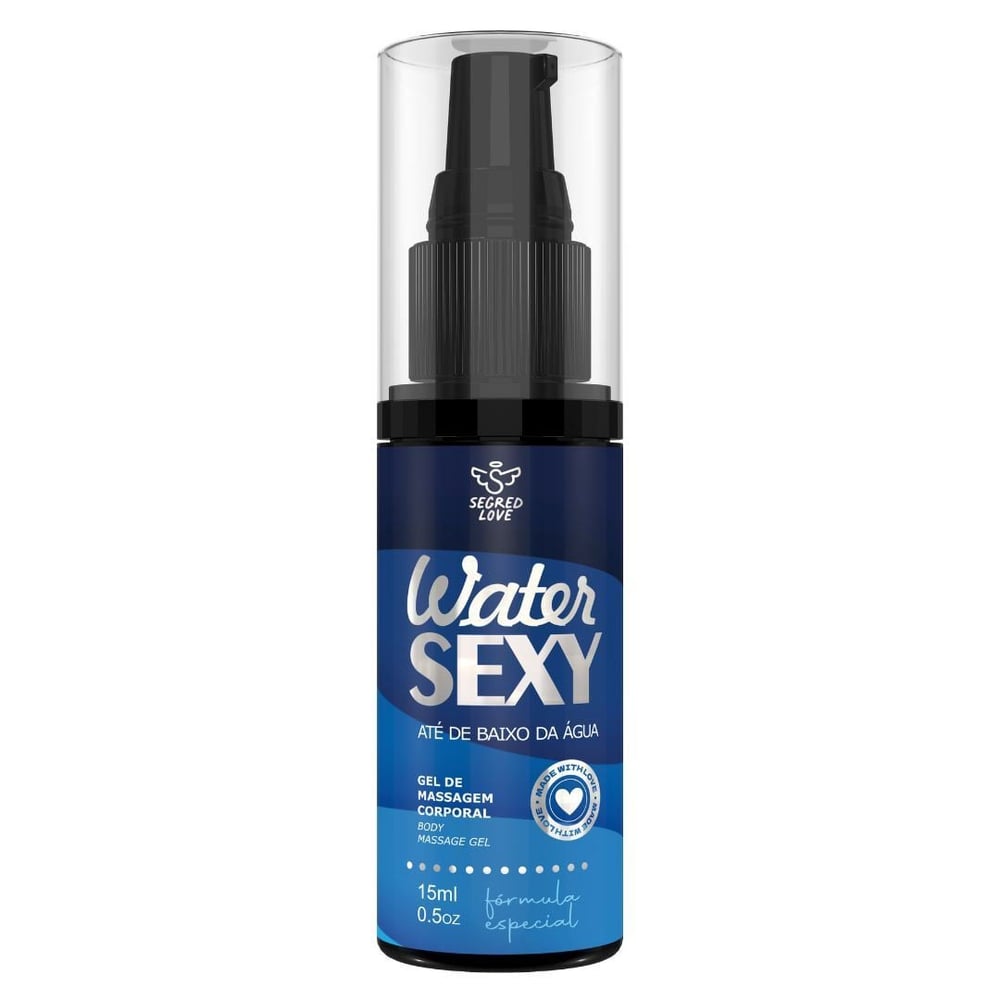 Water Sexy Lubrificante Siliconado Linha Exclusive 15ml Segred Love