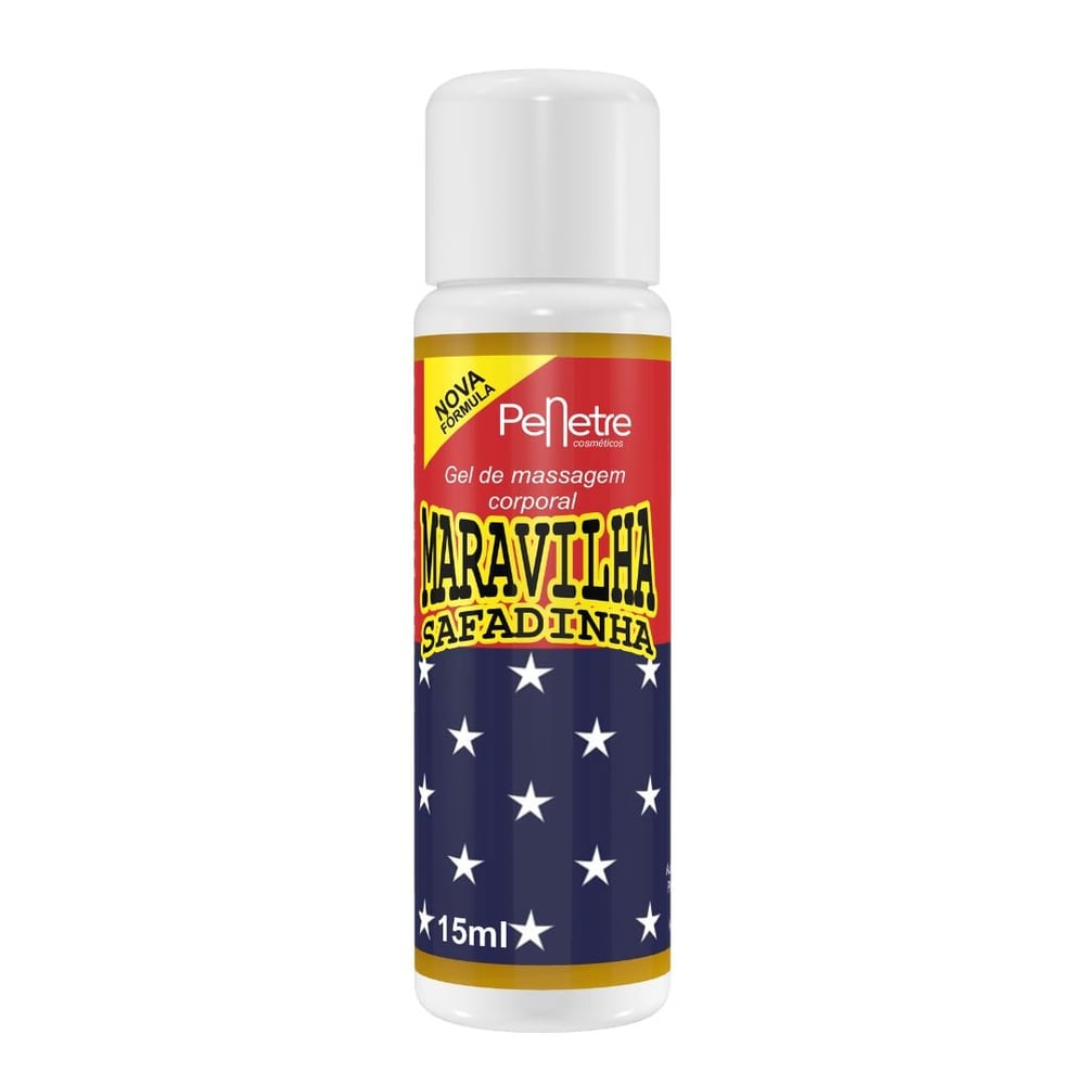 Maravilha Safadinha Gel Lubrificante Beijável 15ml Penetre Cosméticos