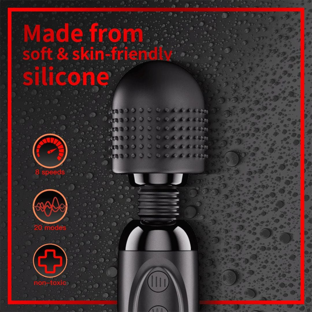 Massageador Varinha Mágica 20 Modos De Vibração E 8 Intensidades Vibe Toys
