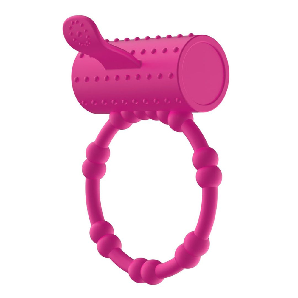 Anel Peniano Com Estimulador Língua E Com Cápsula Vibratória Vibe Toys
