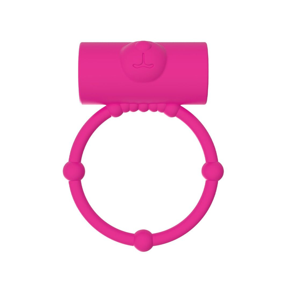 Anel Silicone Ursinho Flexível Com Cápsula Vibratória Vibe Toys