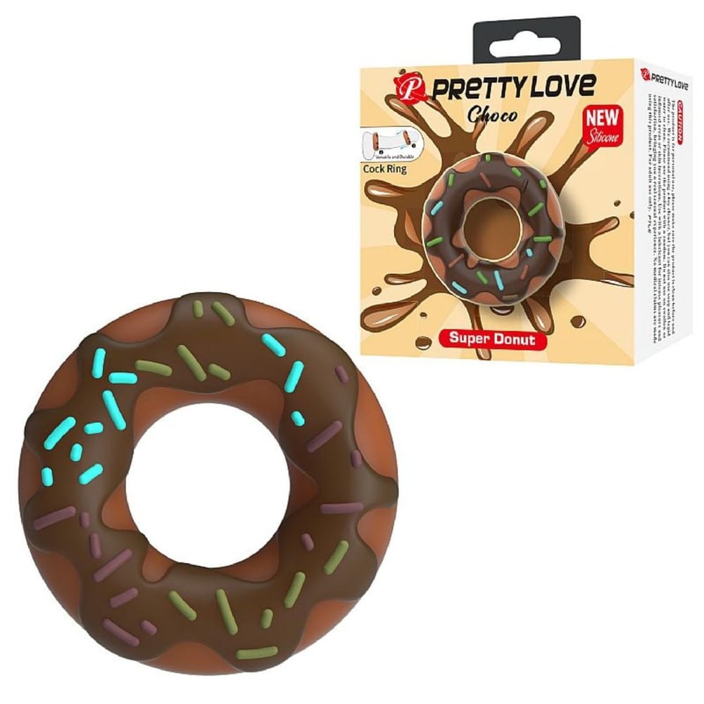 Super Donut Anel Peniano Em Silicone Pretty Love