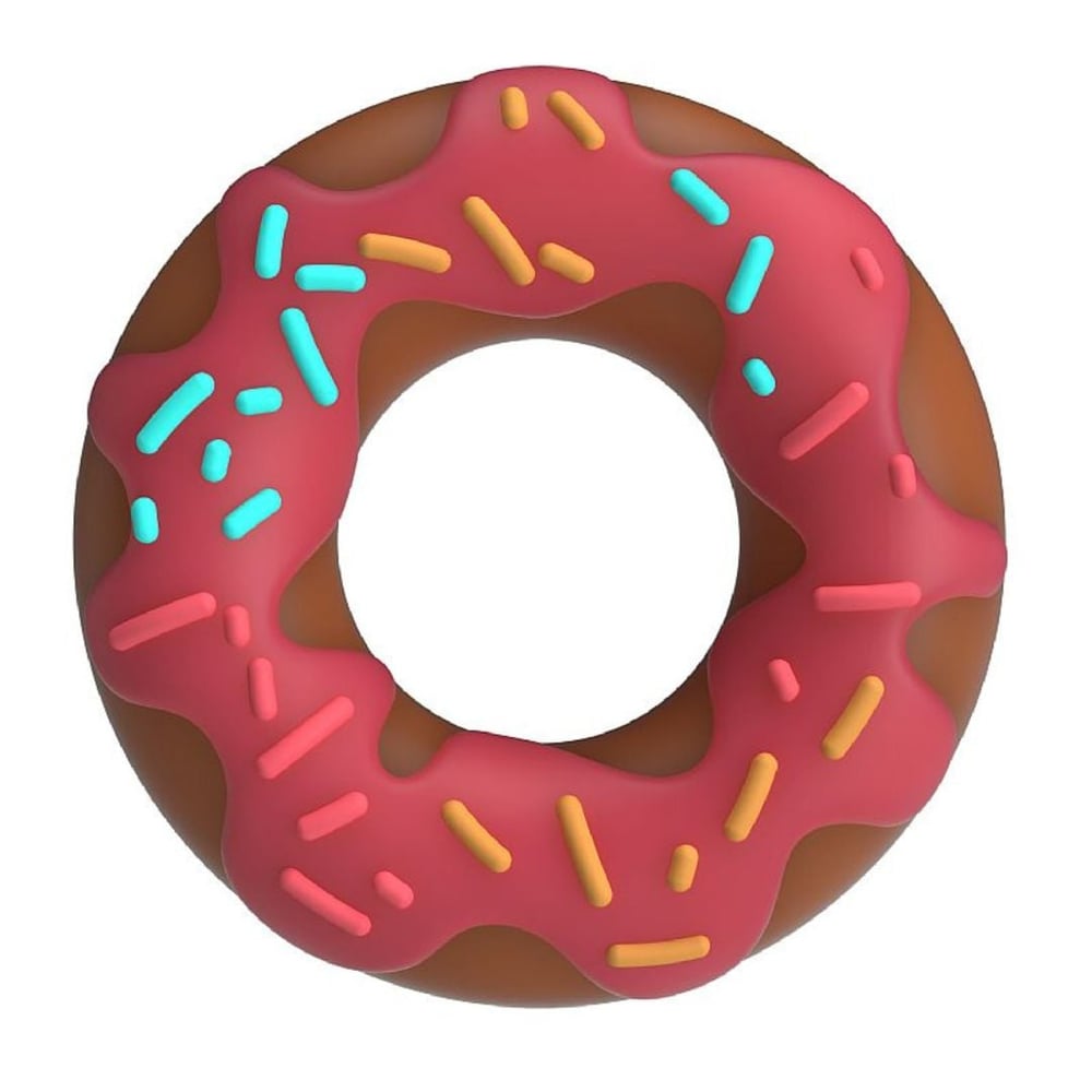 Super Donut Anel Peniano Em Silicone Pretty Love