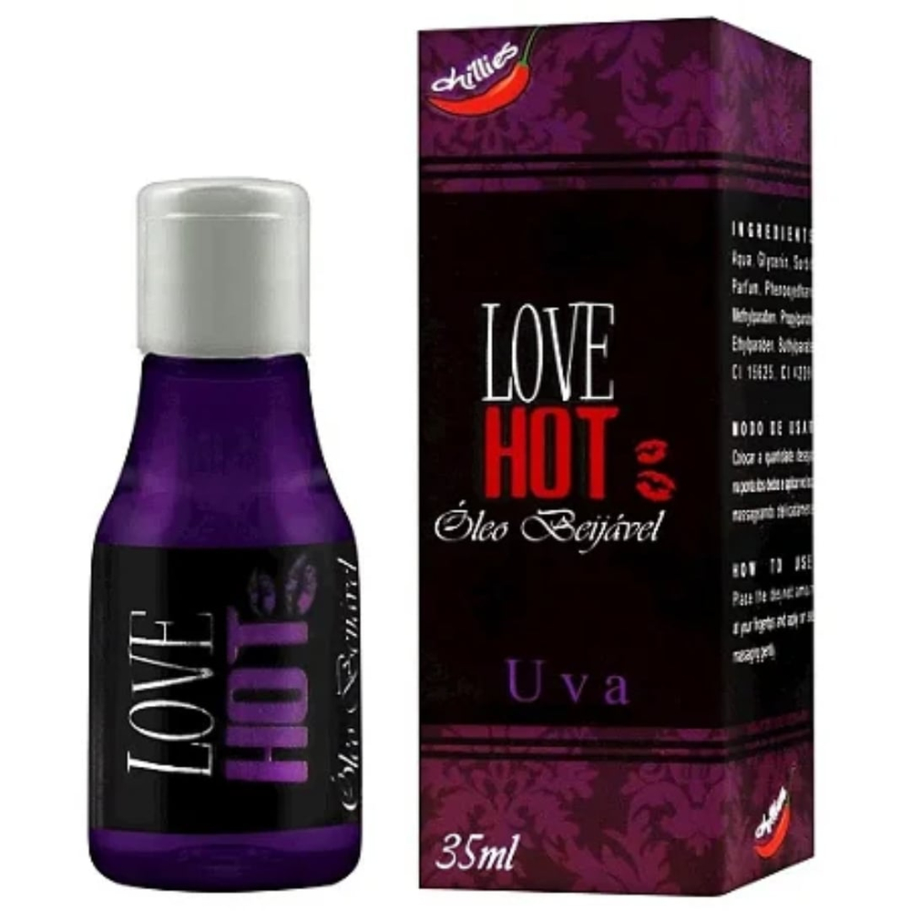 Love Hot óleo Beijável 35ml Chillies