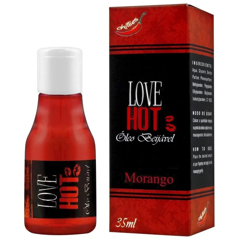 Love Hot óleo Beijável 35ml Chillies