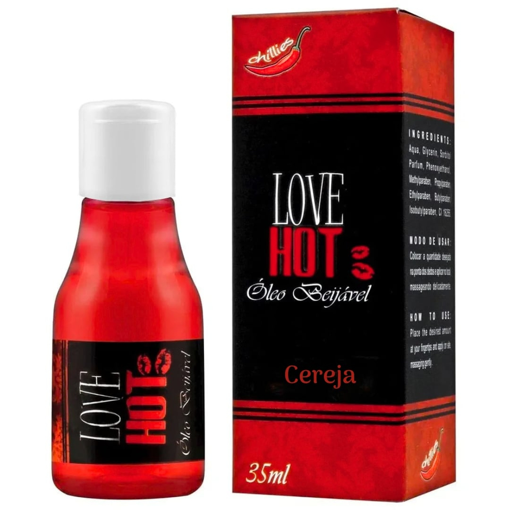 Love Hot óleo Beijável 35ml Chillies