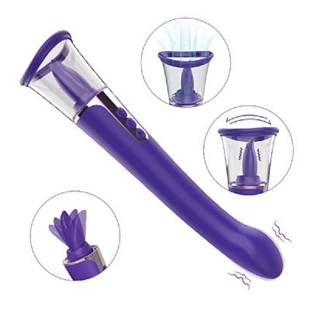 Vibrador Clitoriano Com Massageador E Sucção Amzing Ty