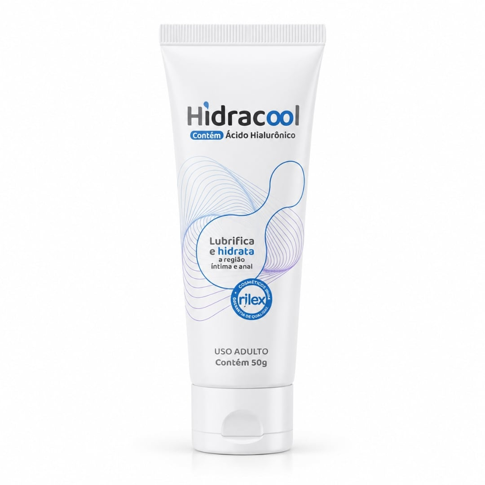 Hidracool Gel Lubrificante E Hidratante Com ácido Hialurônico 50g Rilex

