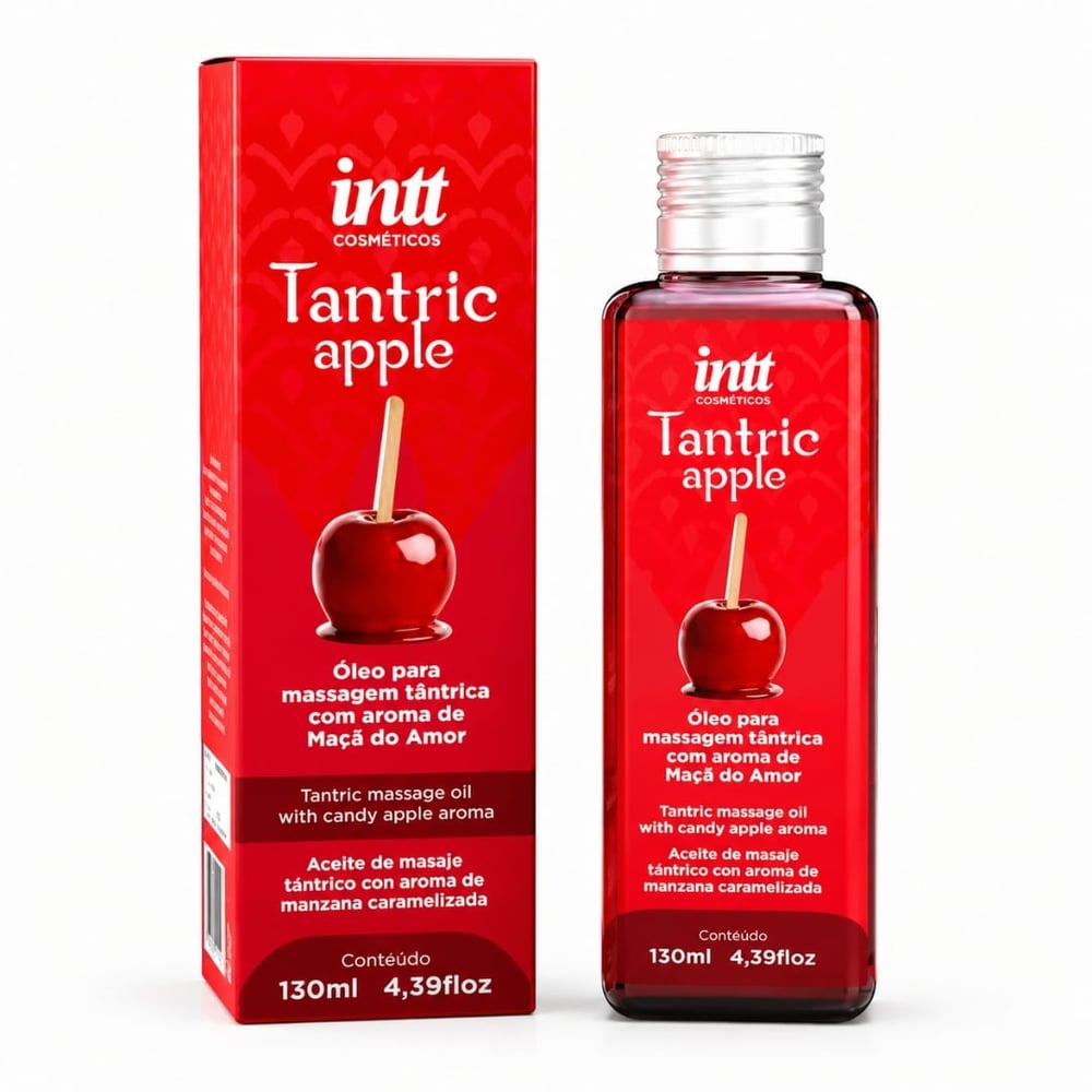 óleo Tantric Apple Aroma Maçã Do Amor 130ml Intt