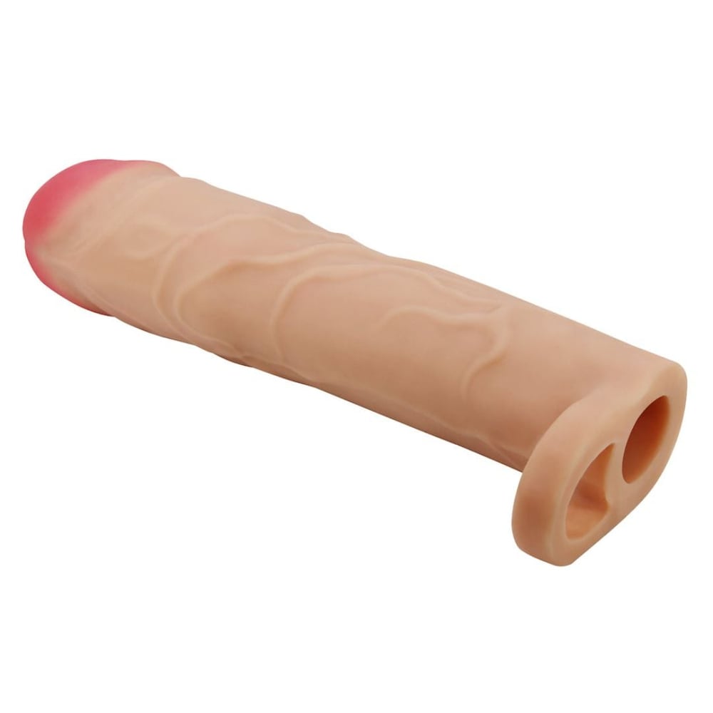 Capa Peniana Em Cyberskin Com Anel Para Escroto Gerd Pretty Love
