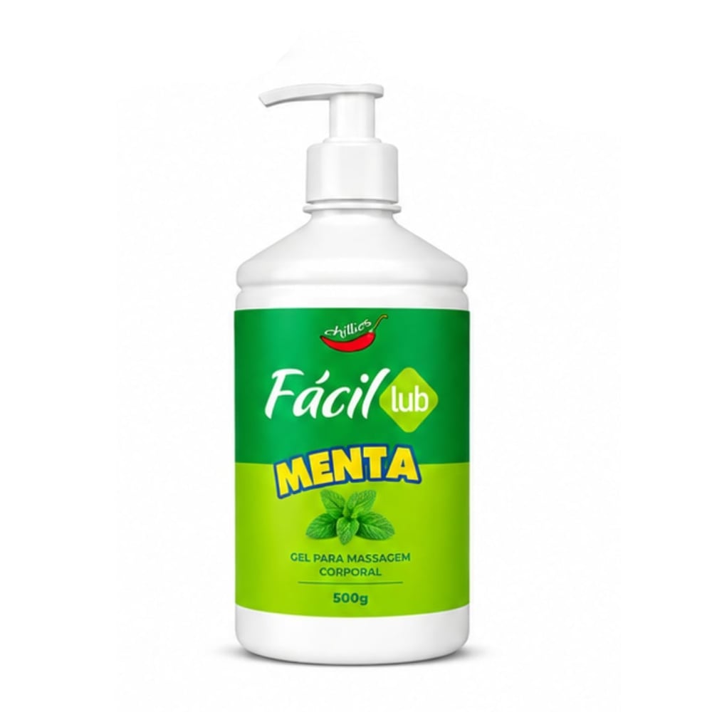 Fácil Lub Gel Lubrificante Beijável 500g Chillies