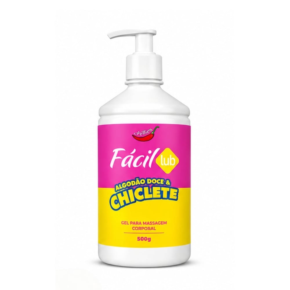 Fácil Lub Gel Lubrificante Beijável 500g Chillies