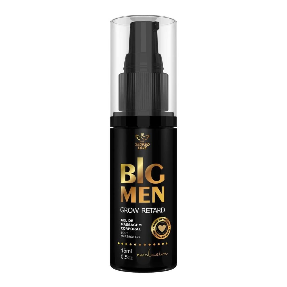 Big Men Grow Retard Vasodilatador Linha Exclusive 15ml Segred Love