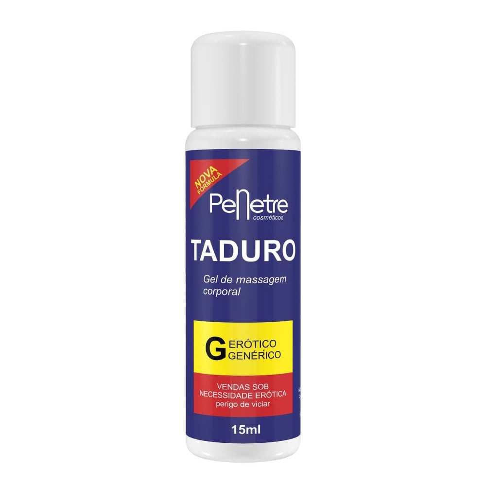 Taduro Gel Lubrificante 15ml Penetre Cosméticos