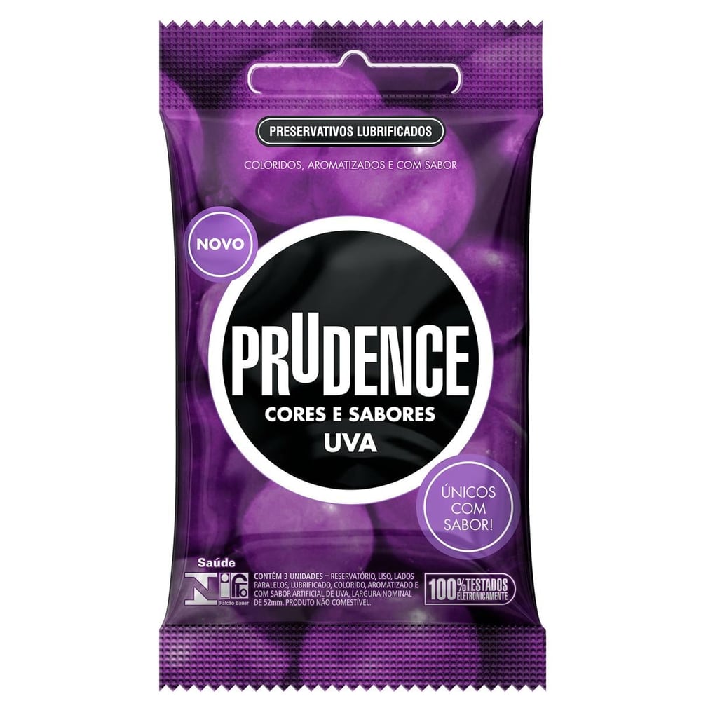 Preservativo Cores E Sabores 3 Unidades Prudence
