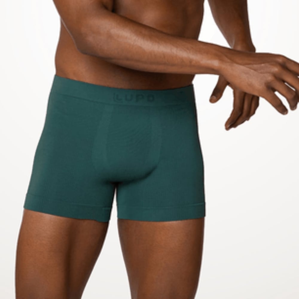 Cueca Boxer Em Microfibra Canelada Lupo