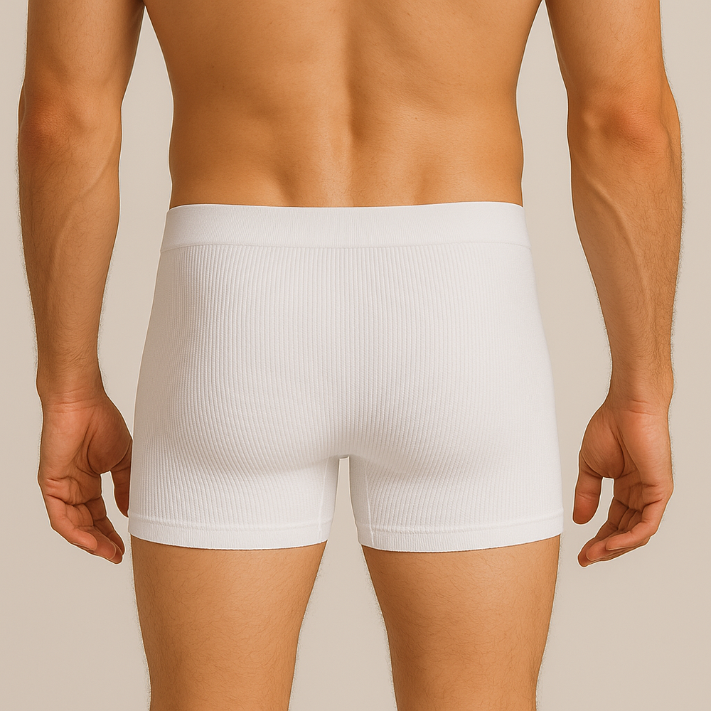 Cueca Boxer Em Microfibra Canelada Lupo