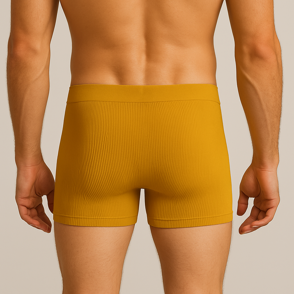 Cueca Boxer Em Microfibra Canelada Lupo