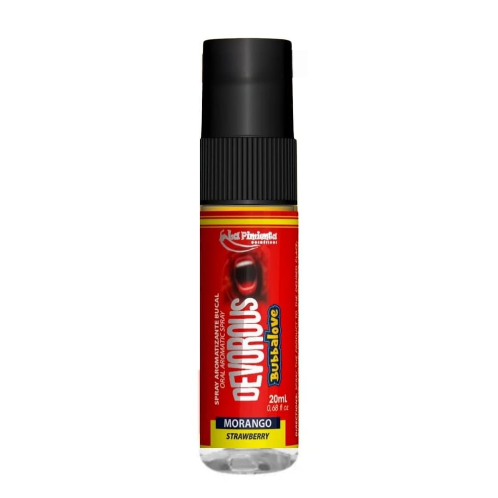 Aromatizante Spray Bucal Bubbalove Devorous 20ml La Pimienta