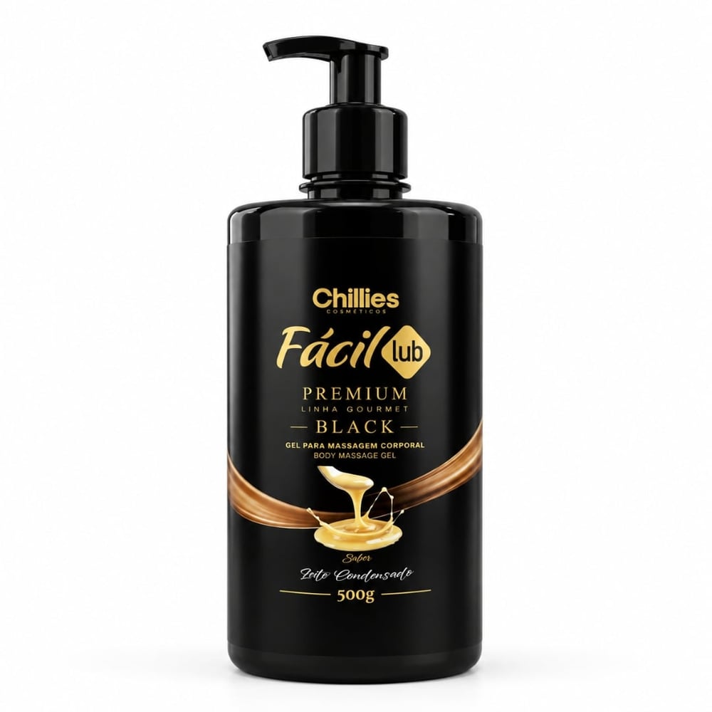 Fácil Lub Premium Gel Para Massagem Gourmet 500g Chillies