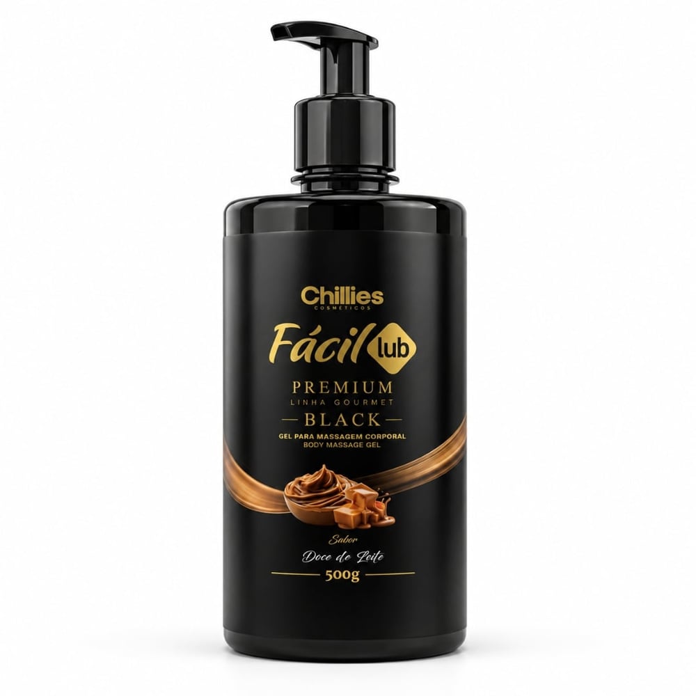 Fácil Lub Premium Gel Para Massagem Gourmet 500g Chillies