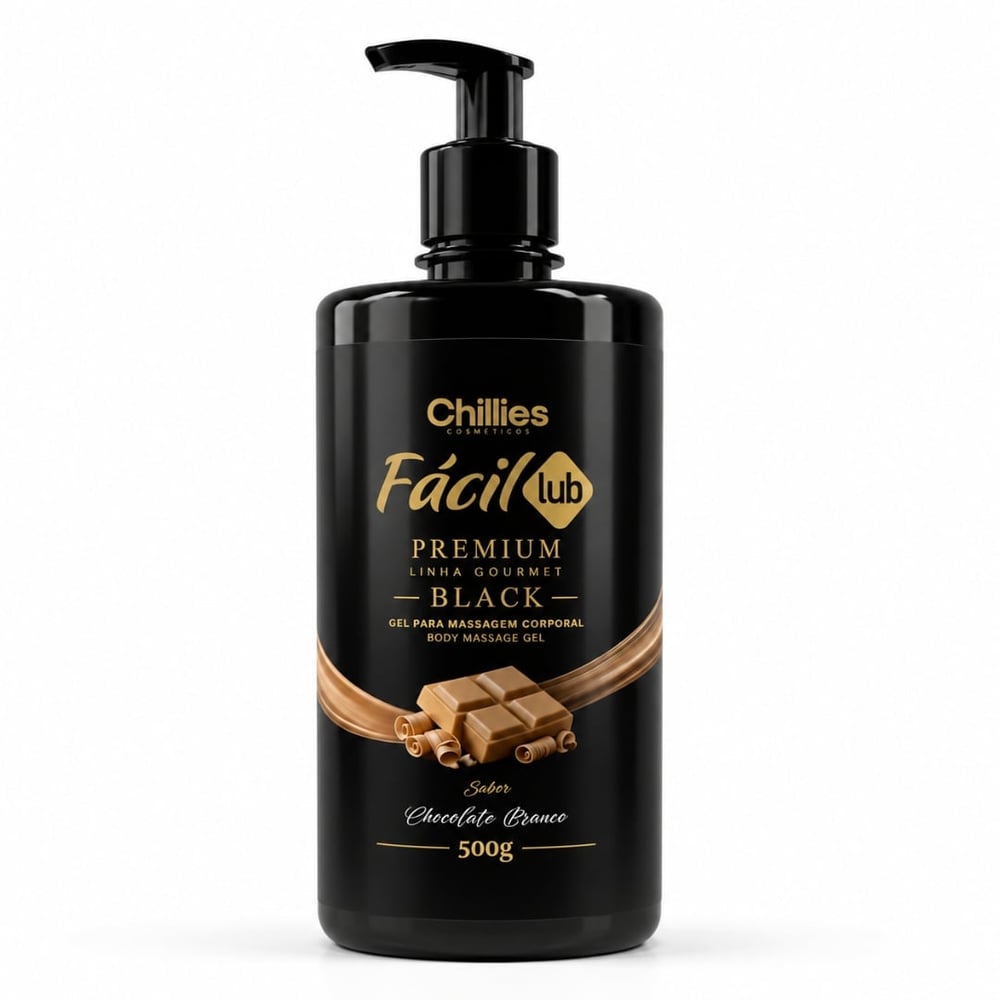 Fácil Lub Premium Gel Para Massagem Gourmet 500g Chillies
