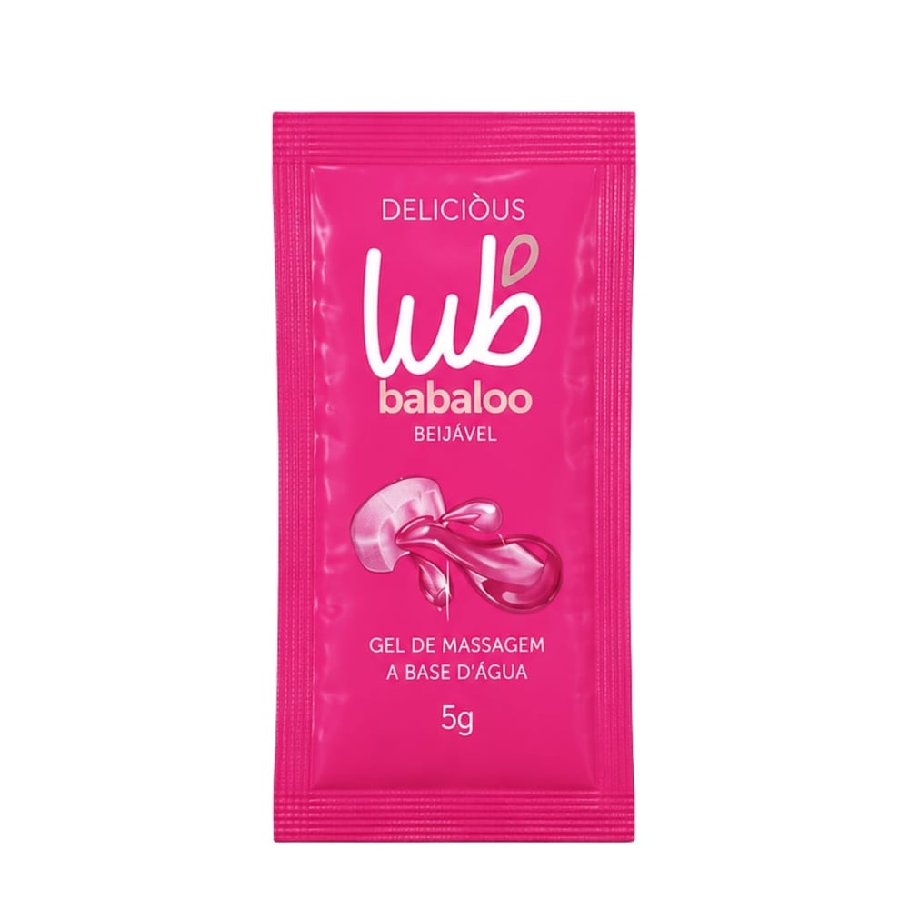 Sachê Lub Gel Beijável De Massagem 5g Delicious