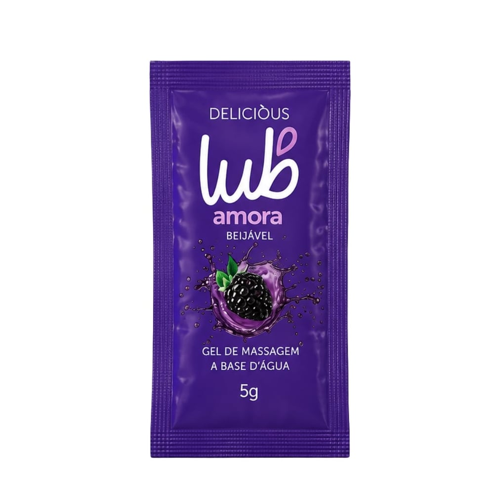 Sachê Lub Gel Beijável De Massagem 5g Delicious