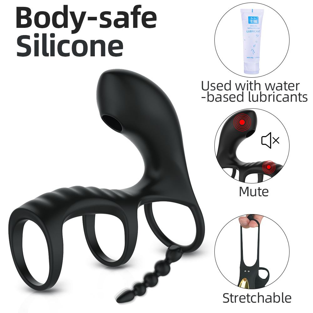 Anel Peniano Com Estimulador De Clitóris E Controle 10 Vibrações Vibe Toys