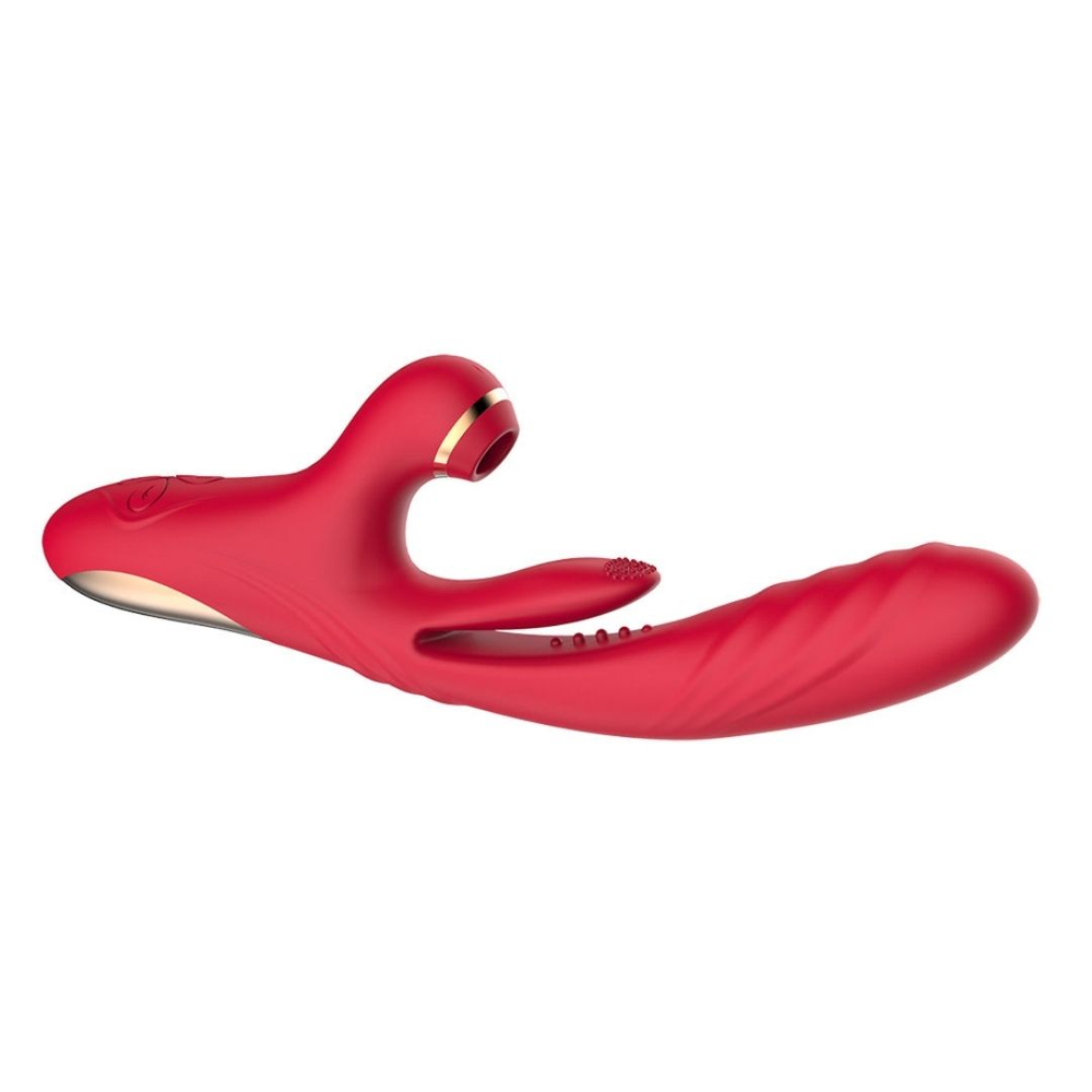 Vibrador Lainna Tripla Estimulação 7 Modos De Vai E Vem Vibe Toys